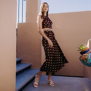 LAST 1! NWT Keepsake the Label Crop Top + Midi Skirt Set